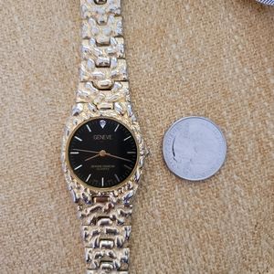 Geneve Italian Watch with Diamond 10k Gold
